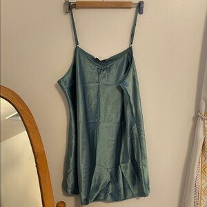 Avidlove silky sleep dress teal new with tags XXL